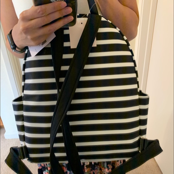 KATE SPADE LARGE BACKPACK DAWN SAILING STRIPE - Picture 3 of 8